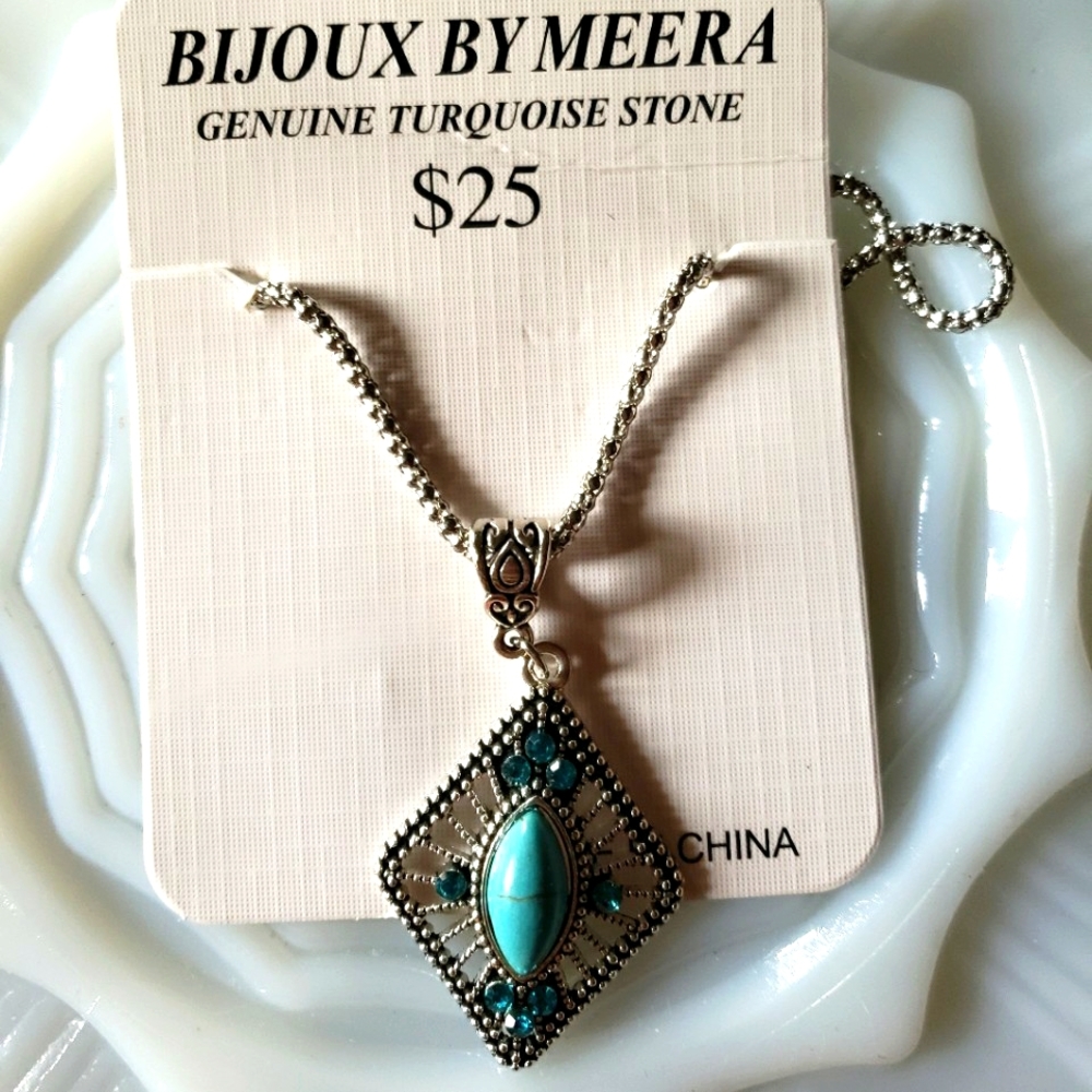 Bijoux By Meera Turquoise Necklace